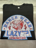 Lazy J Ranch Wear Arrowhead Black Short Sleeve T-Shirt